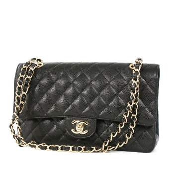 CHANEL シャネル バッグ コピー ショルダーバッグ A1112 マトラッセライン キャビアスキン ブラック